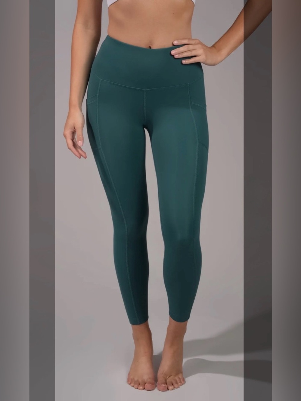 Yogalicious Nude Tech High Rise Side Pocket Jasper Leggings Women’s Size XL